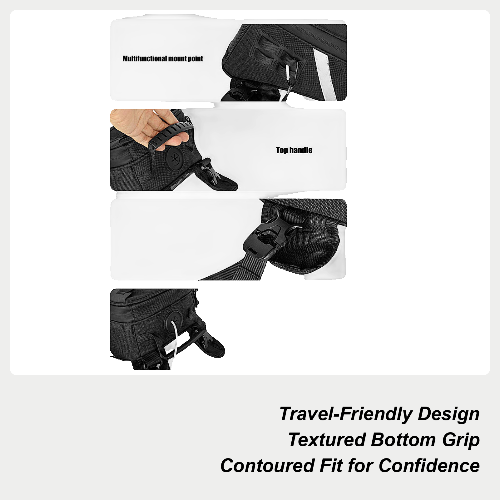 Travel Accessories Organizer Bag - Motorcycle tank Bag 5L Anti-Slip Reflective