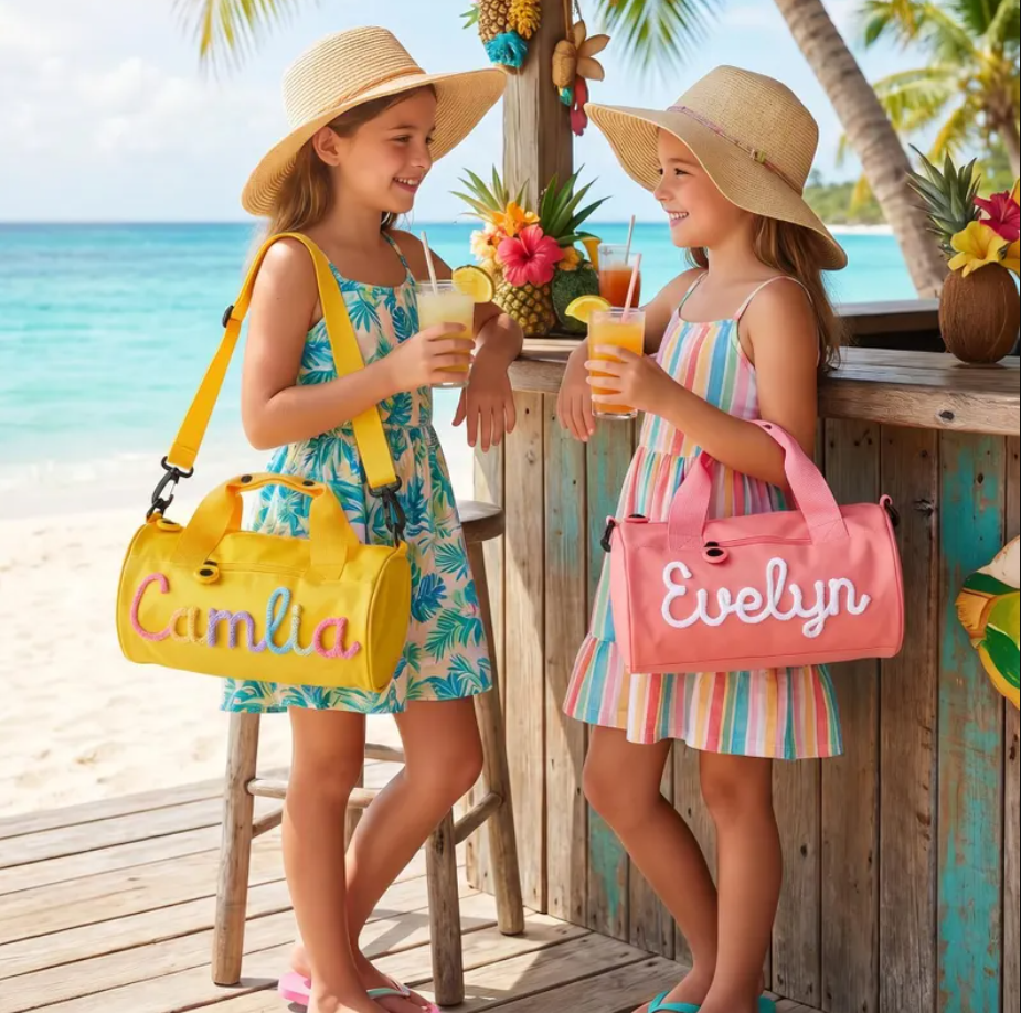 Travel Yoga Accessories - Custom Name Travel Yoga Handbag Personalized