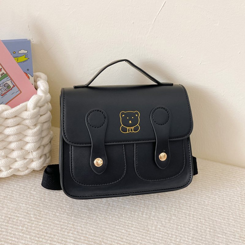 Travel Accessories With Baby - Bear Kids Backpack PU Leather Children