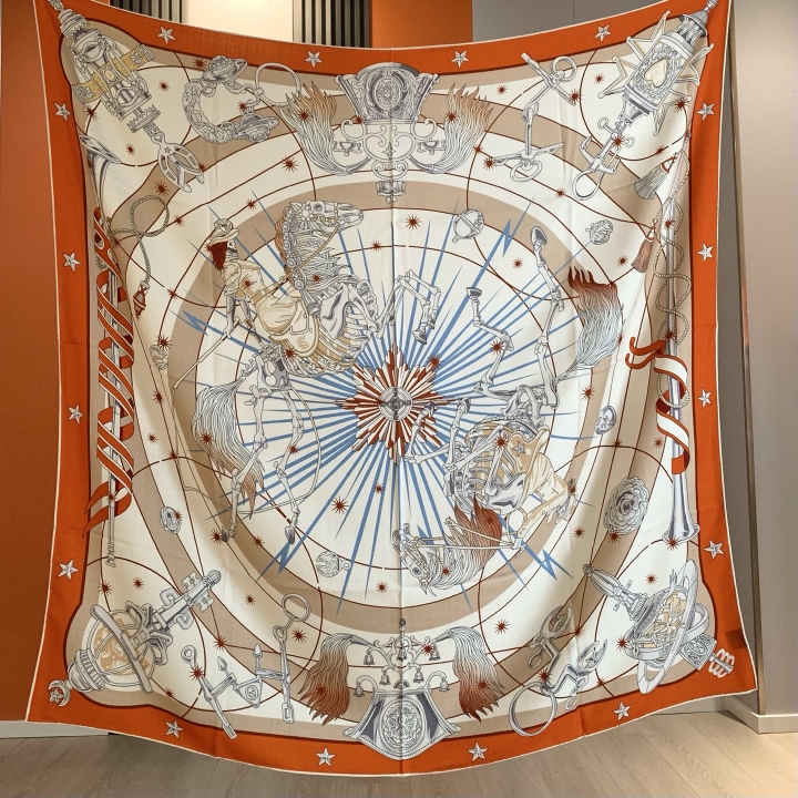 Travel Accessories Gifts - Luxury Brand Scarf Large Silk Shawls