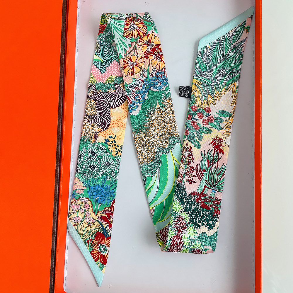 Travel Accessories Gifts - Jungle Horse Print Long Scarf Women