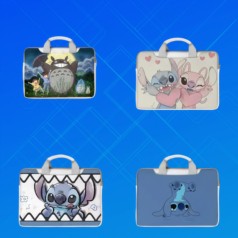 Xiaomi Travel Accessories - Disney Stitch Snoopy Cute Laptop Bag