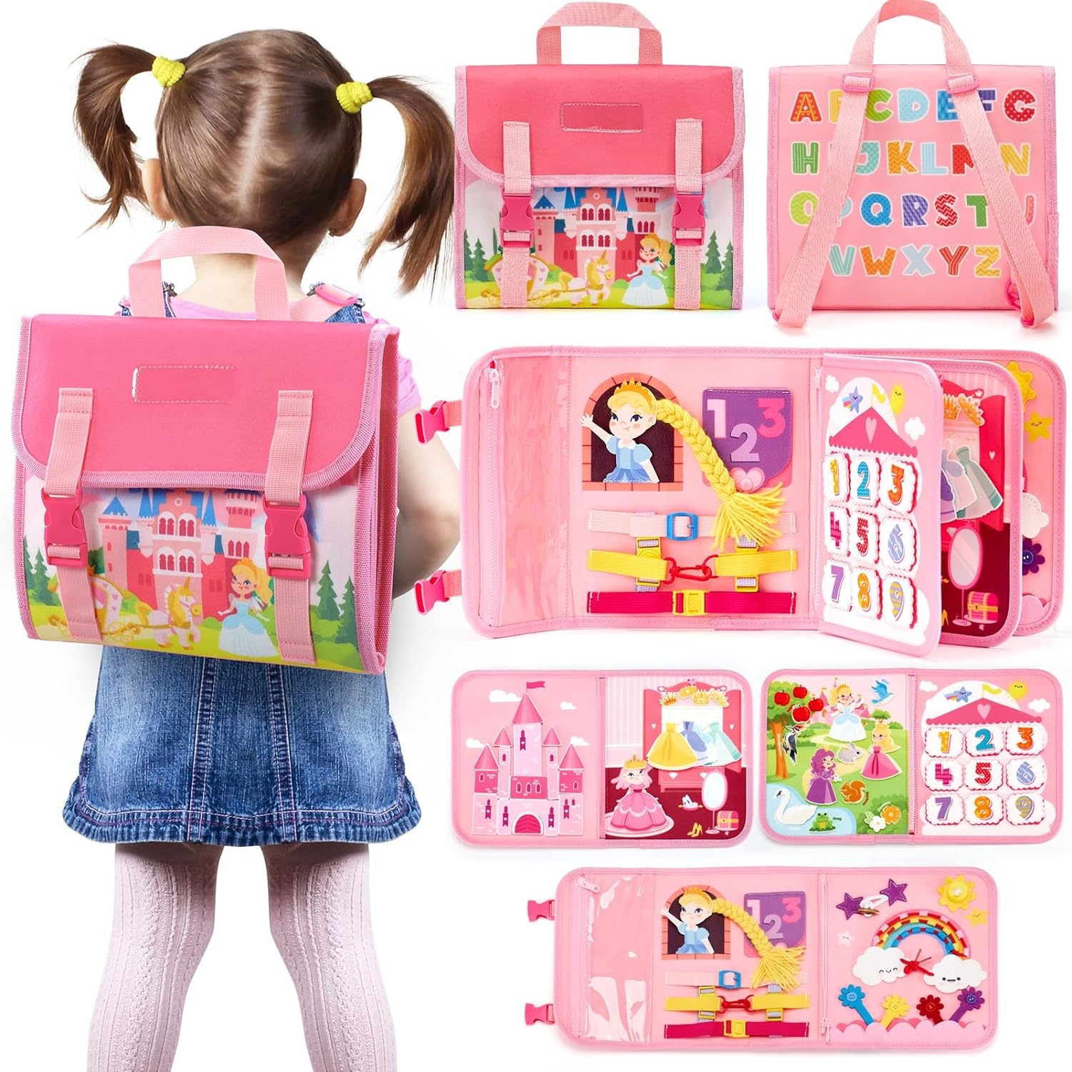 Travel Accessories With Baby - Toddler Busy Board Toys Montessori Life