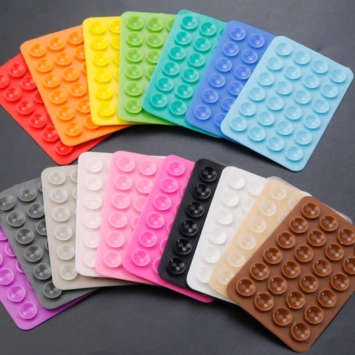 Travel Accessories You Need - 2Pcs Heavy Duty Square Silicone Suction