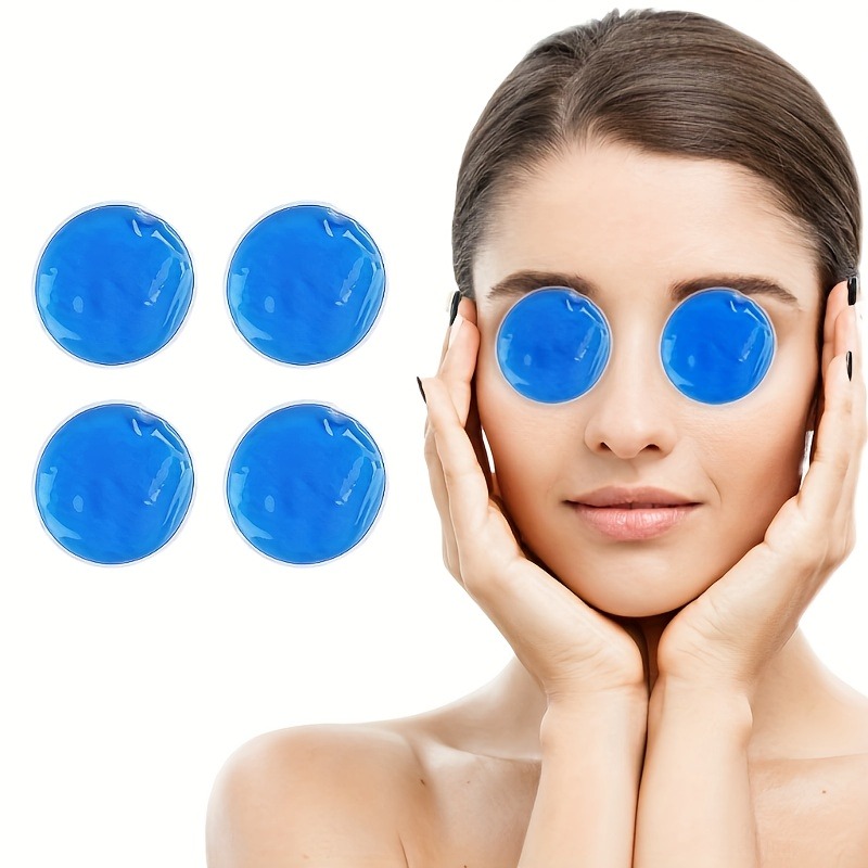 Eye Mask Sleep Travel - 1/2/4PCS Reusable Gel Eye Mask for
