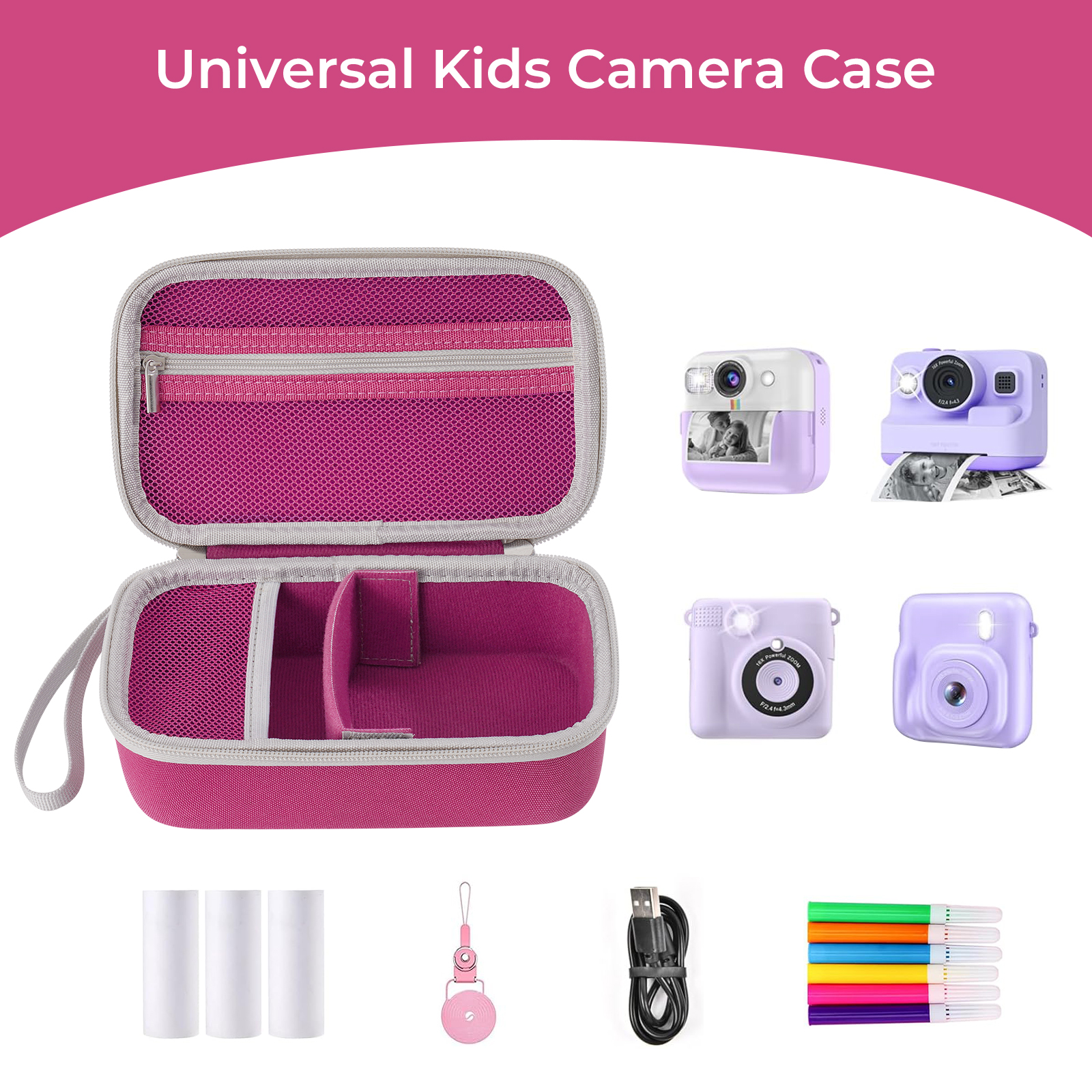 Hard EVA Shockproof Case for K - Travel Accessories Case recension och pris
