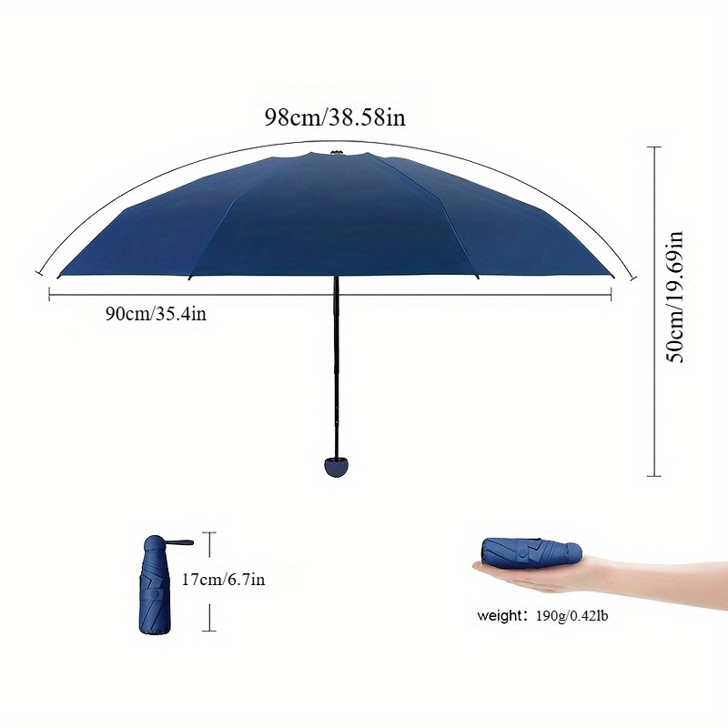 Compact Travel Mini Umbrella U - Travel Umbrella Compact recension och pris