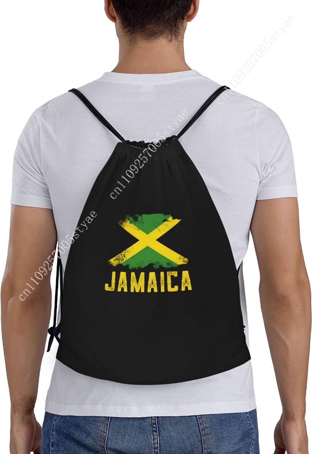 Jamaica Flag Drawstring Bag Ba - Travel Yoga Accessories recension och pris
