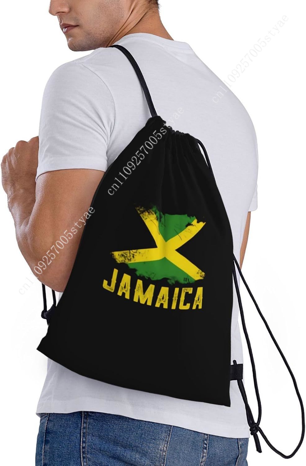Jamaica Flag Drawstring Bag Ba - Travel Yoga Accessories recension och pris