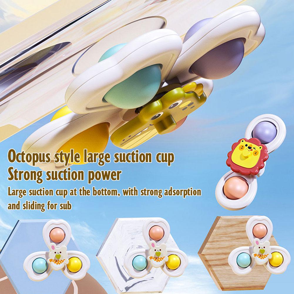 3PCS Suction Cup Rotating Toy  - Travel Accessories With Baby recension och pris