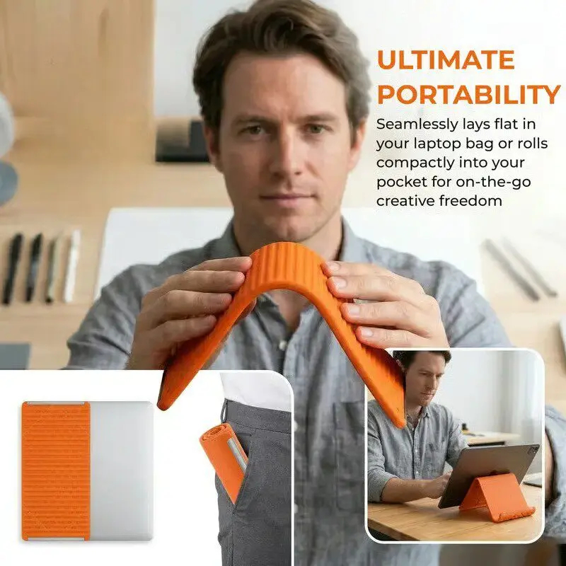 Silicone Foldable Phone Stand  - Travel Accessories Gifts recension och pris