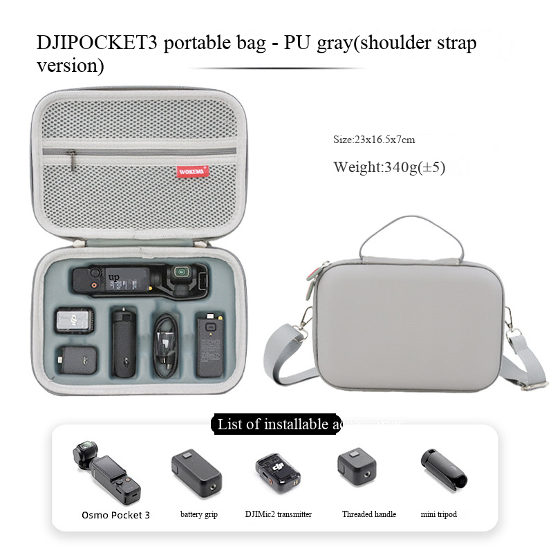 Storage Bag For DJI Osmo Pocke - Travel Accessories Case recension och pris