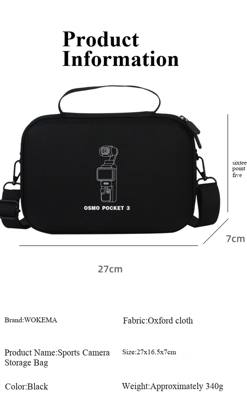 Storage Bag For DJI Osmo Pocke - Travel Accessories Case recension och pris