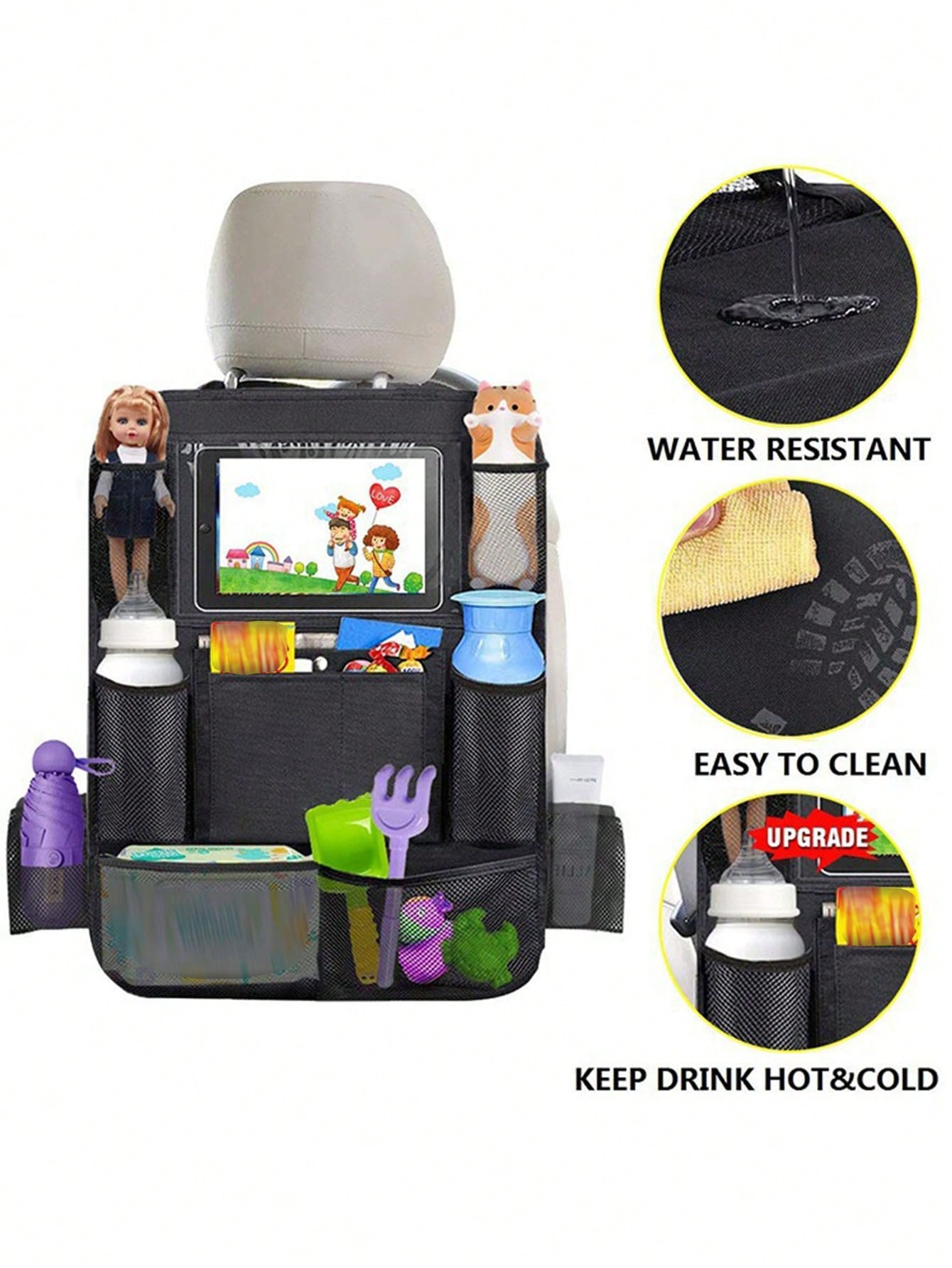 1pc Baby Car Real Seat Storage - Travel Accessories You Need recension och pris