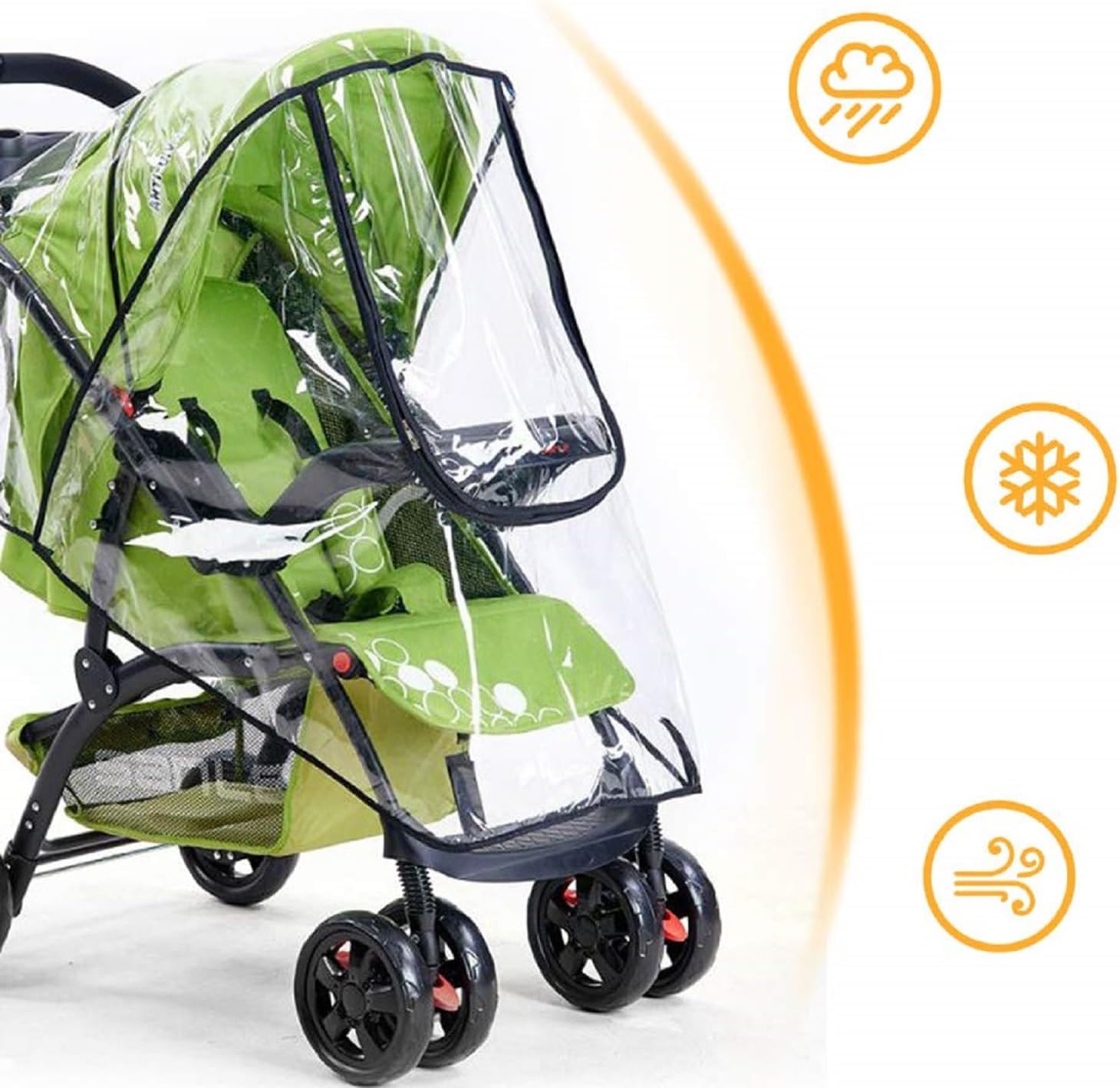 Baby Stroller Rain Cover, Univ - Travel Accessories With Baby recension och pris