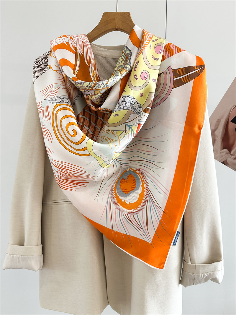 Designer Silk Scarf Women Spri - Travel Accessories Gifts recension och pris