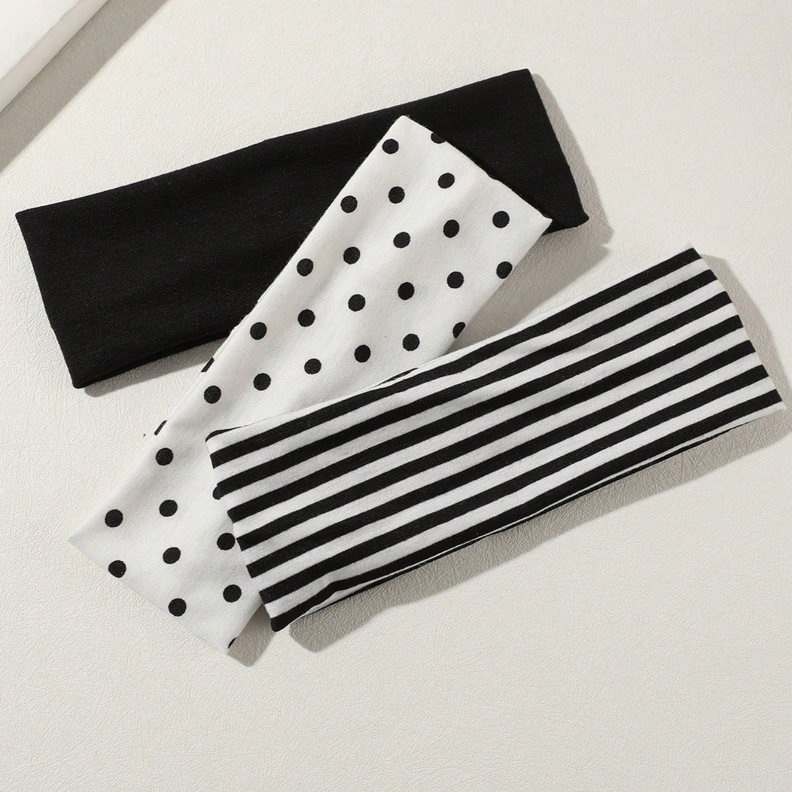 3Pcs Black & White Polka Dot S - Travel Yoga Accessories recension och pris
