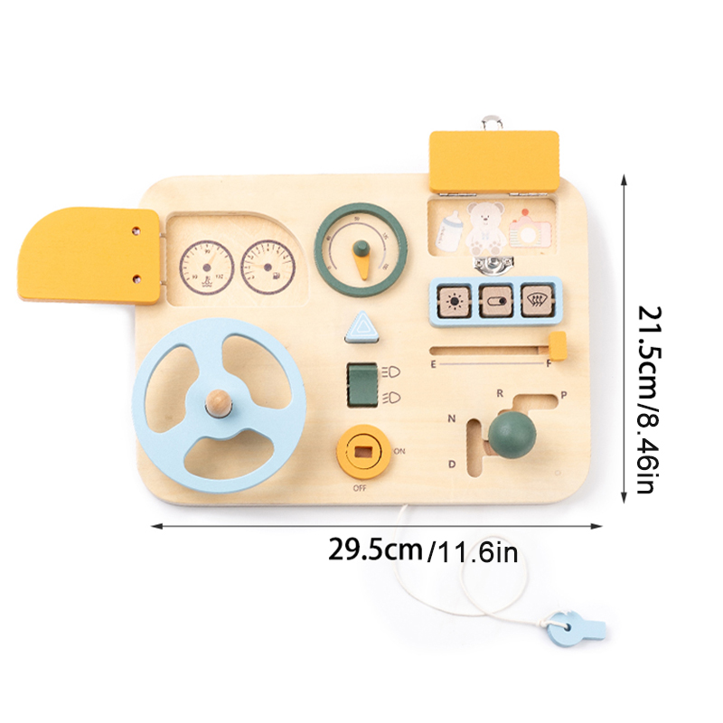 Montessori Toy Steering Wheel  - Travel Accessories With Baby recension och pris