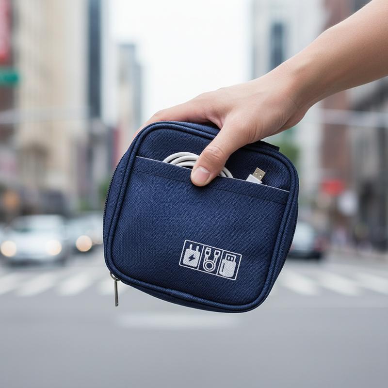 【Y】Waterproof Portable Cable O - Travel Accessories Case recension och pris