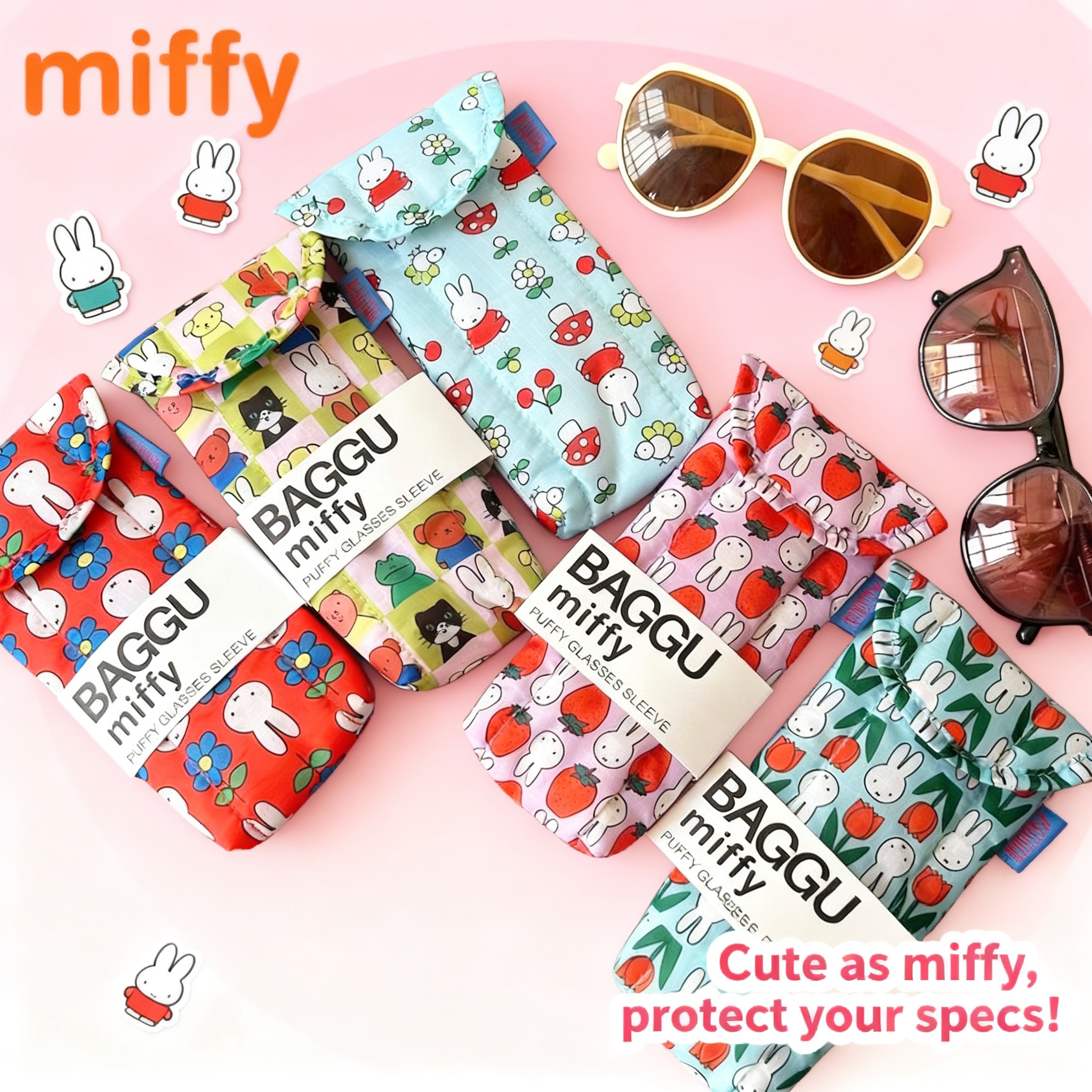 Miffy Kawaii Cartoon Rabbit Pr - Eye Mask Sleep Travel recension och pris