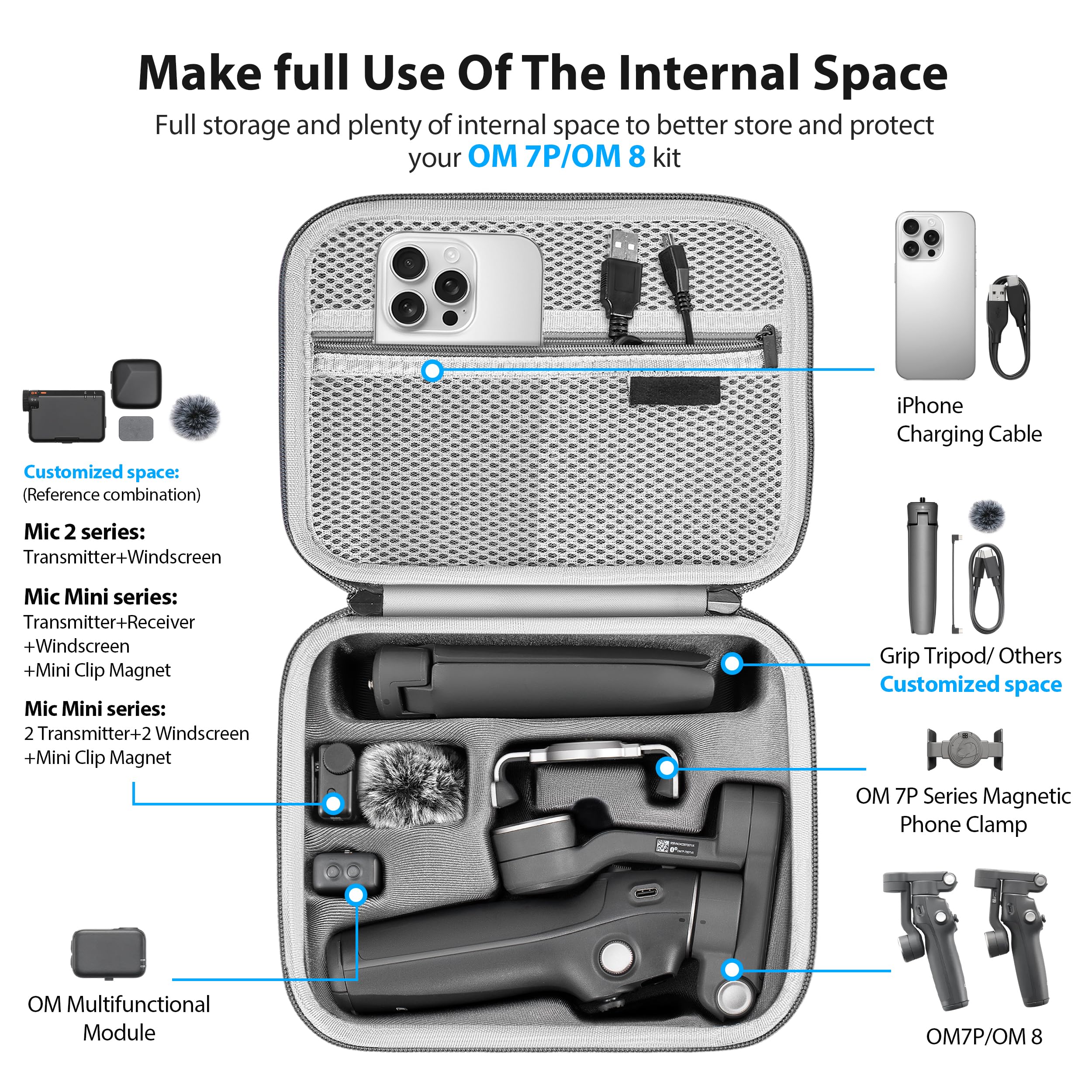 Storage Bag for DJI Osmo Mobil - Travel Accessories Case recension och pris