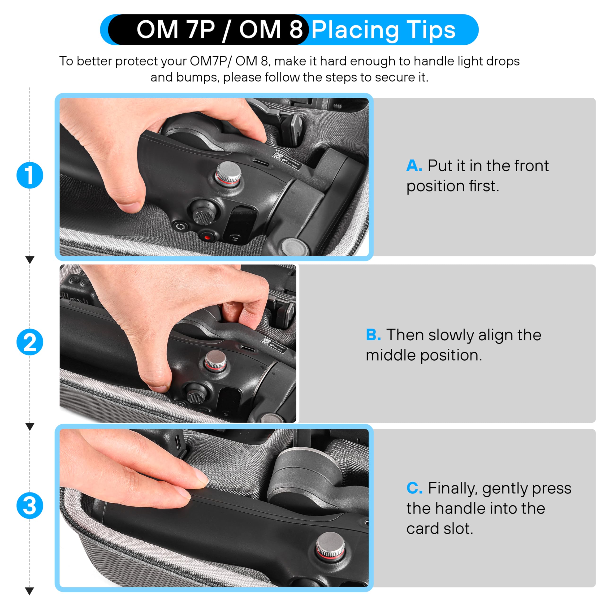 Storage Bag for DJI Osmo Mobil - Travel Accessories Case recension och pris