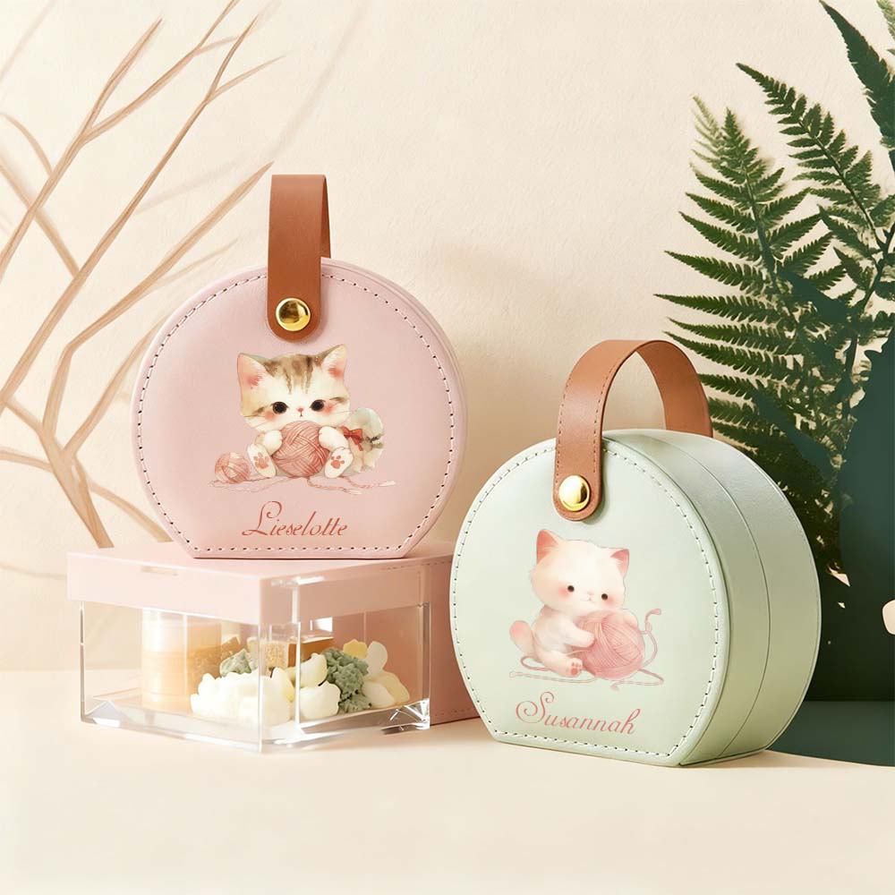 1pc Personalized Custom Name T - Accessories Travel Jewelry Box recension och pris