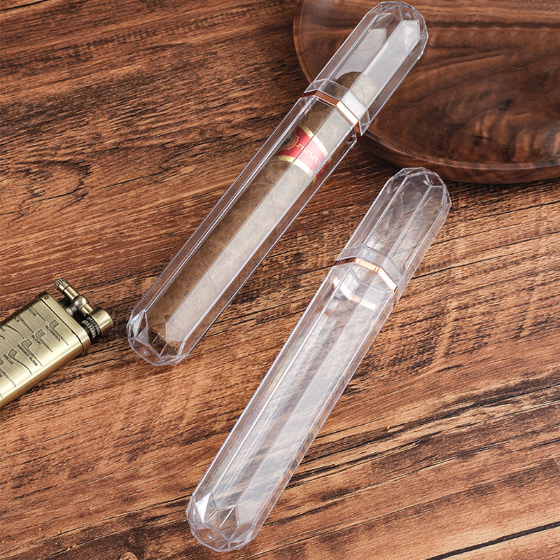Acrylic Travel Cigar Tube Fash - Travel Accessories Case recension och pris