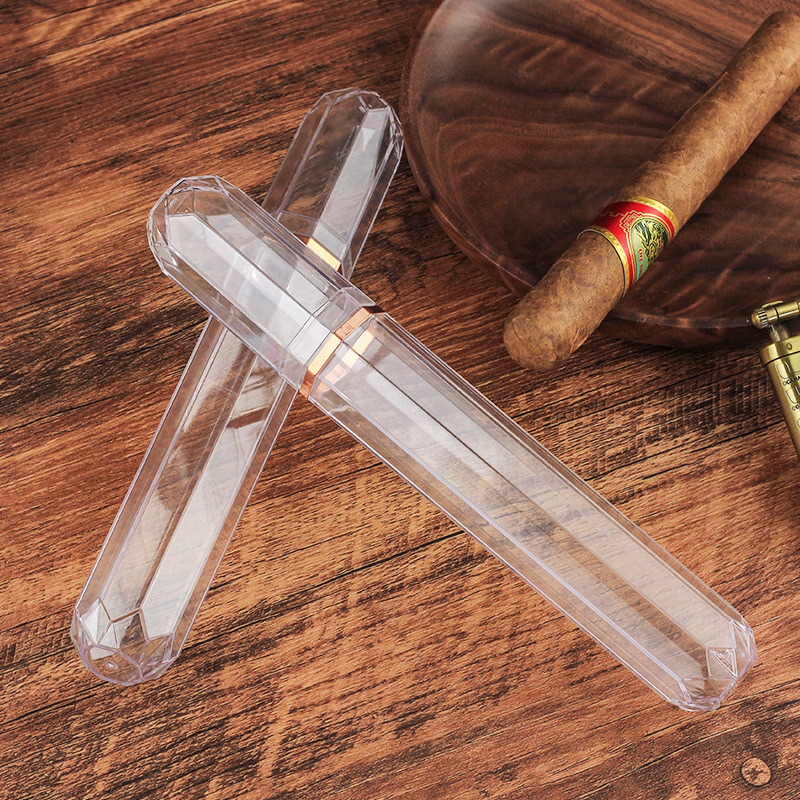 Acrylic Travel Cigar Tube Fash - Travel Accessories Case recension och pris