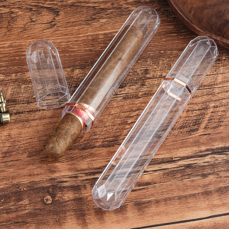 Acrylic Travel Cigar Tube Fash - Travel Accessories Case recension och pris