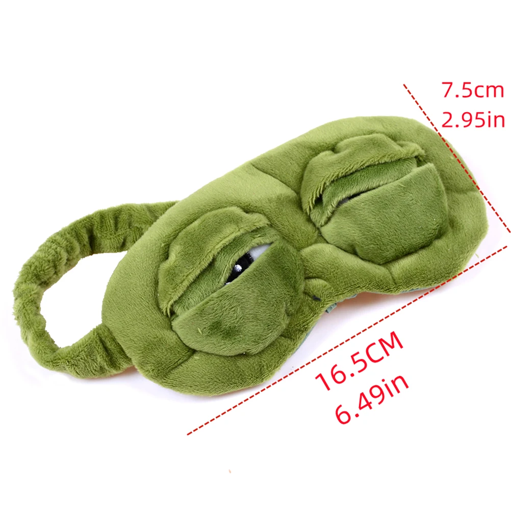 3D Sad Frog Sleep Mask Natural - Eye Mask Sleep Travel recension och pris