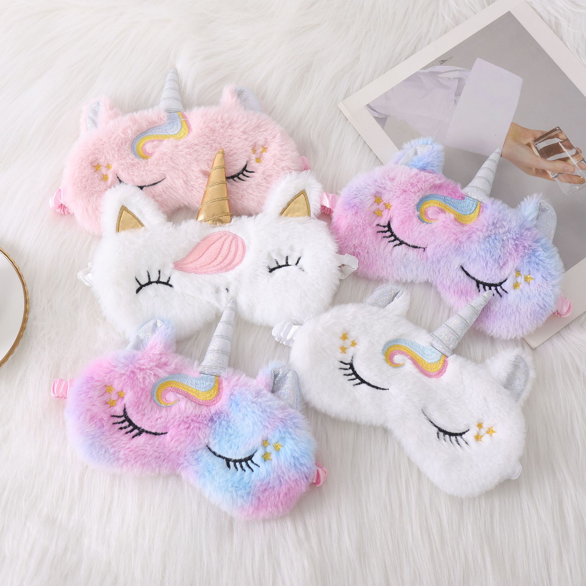 Soft Plush Sleeping Eye Masks  - Eye Mask Sleep Travel recension och pris