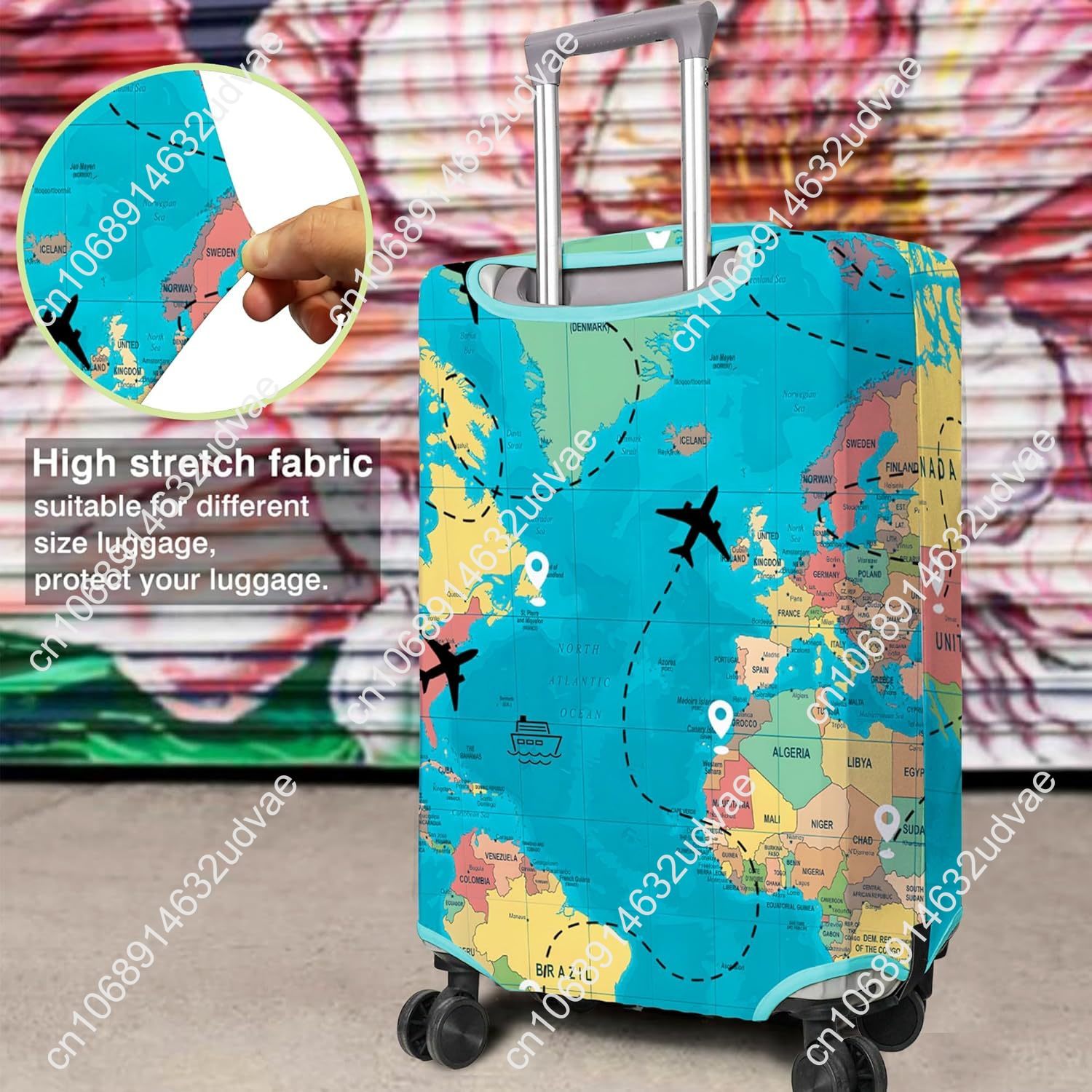 Flight Map Navigation Travel L - Travel Related Accessories recension och pris