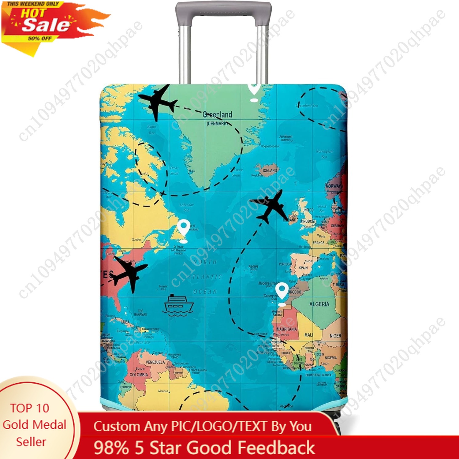 Travel Luggage Cover Suitcase  - Travel Related Accessories recension och pris