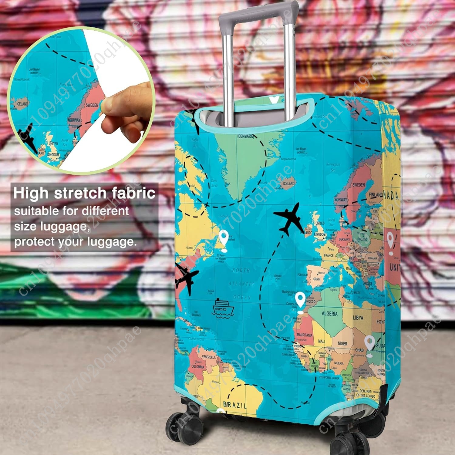 Travel Luggage Cover Suitcase  - Travel Related Accessories recension och pris