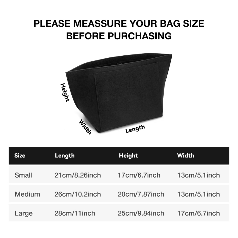 Bag Organizer Handbag Liner Ba - Travel Accessories Organizer Bag recension och pris