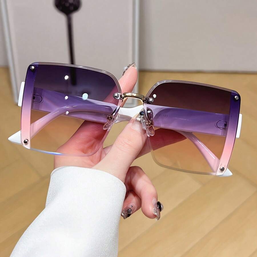 Oversized Frameless Square Gra - Travel Accessories For Women recension och pris