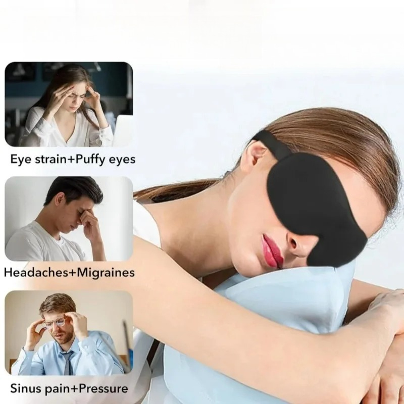 3D Sleep Mask Soft Memory Foam - Eye Mask Sleep Travel recension och pris
