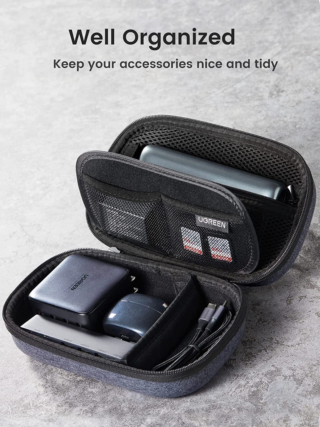 UGREEN Electronics Travel Orga - Travel Accessories Case recension och pris