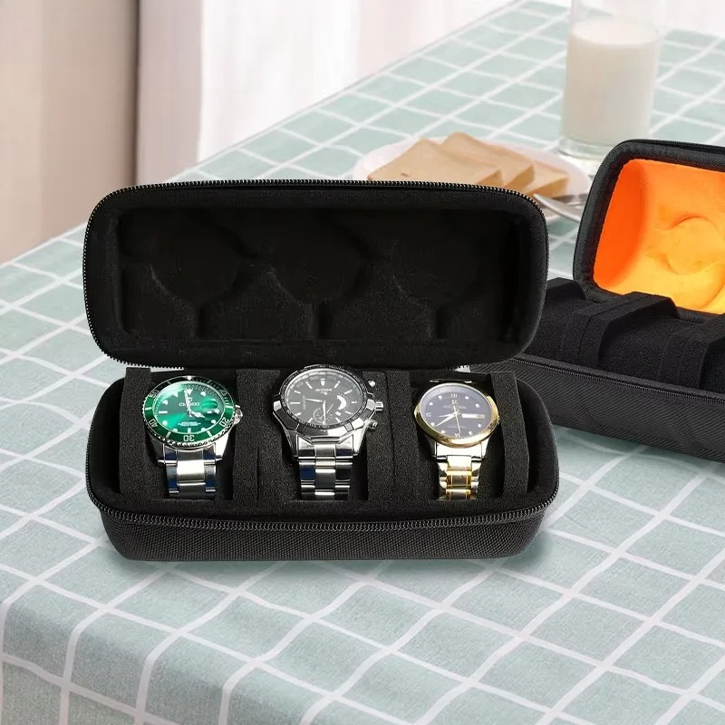 Travel Case for Watch with 3 S - Accessories Travel Jewelry Box recension och pris