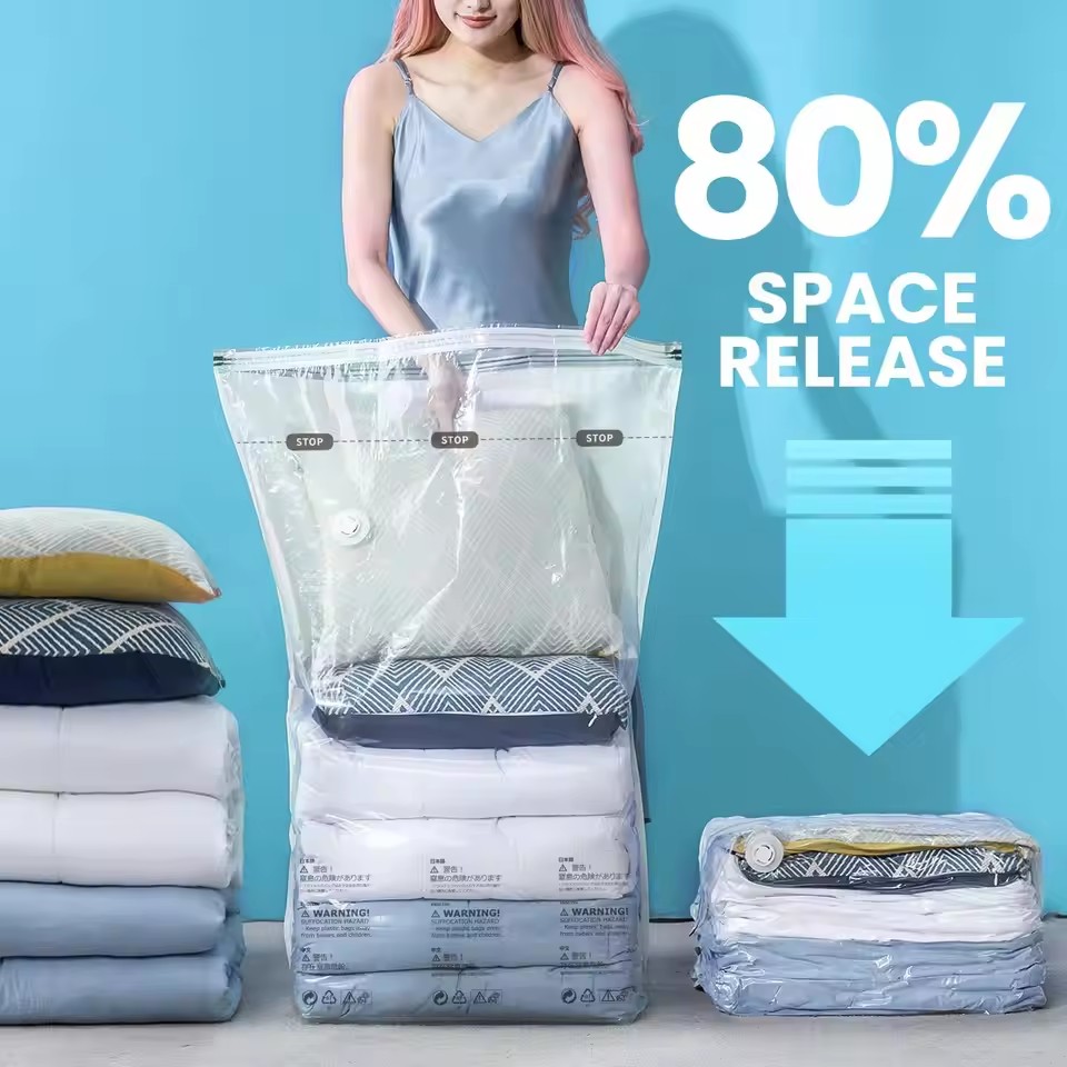 1pc No Need Pump Vacuum Bags L - Travel Accessories You Need recension och pris