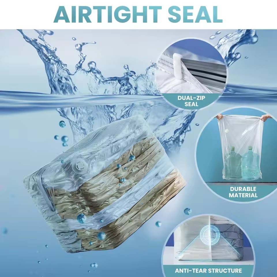 1pc No Need Pump Vacuum Bags L - Travel Accessories You Need recension och pris