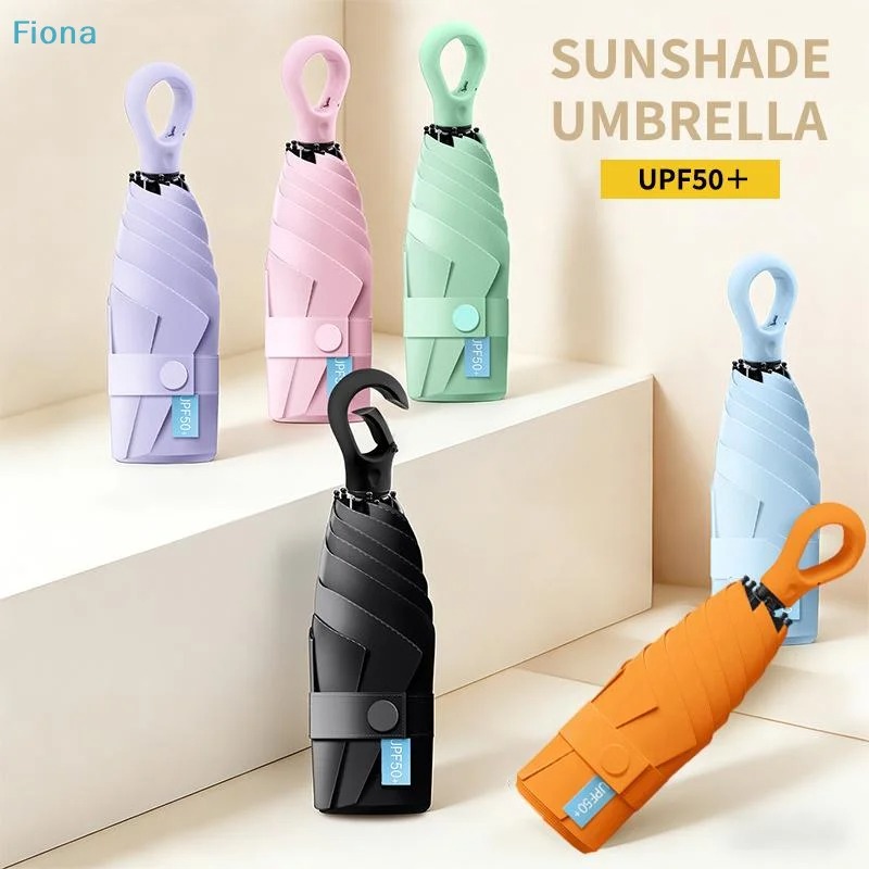 6 Ribs UPF50+ UV Protection Fo - Travel Umbrella Compact recension och pris