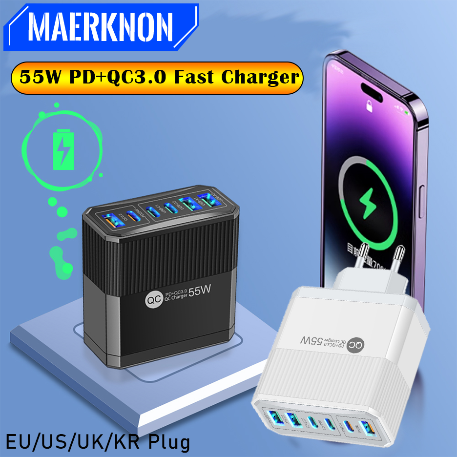55W Fast Charging USB Charger  - Xiaomi Travel Accessories recension och pris
