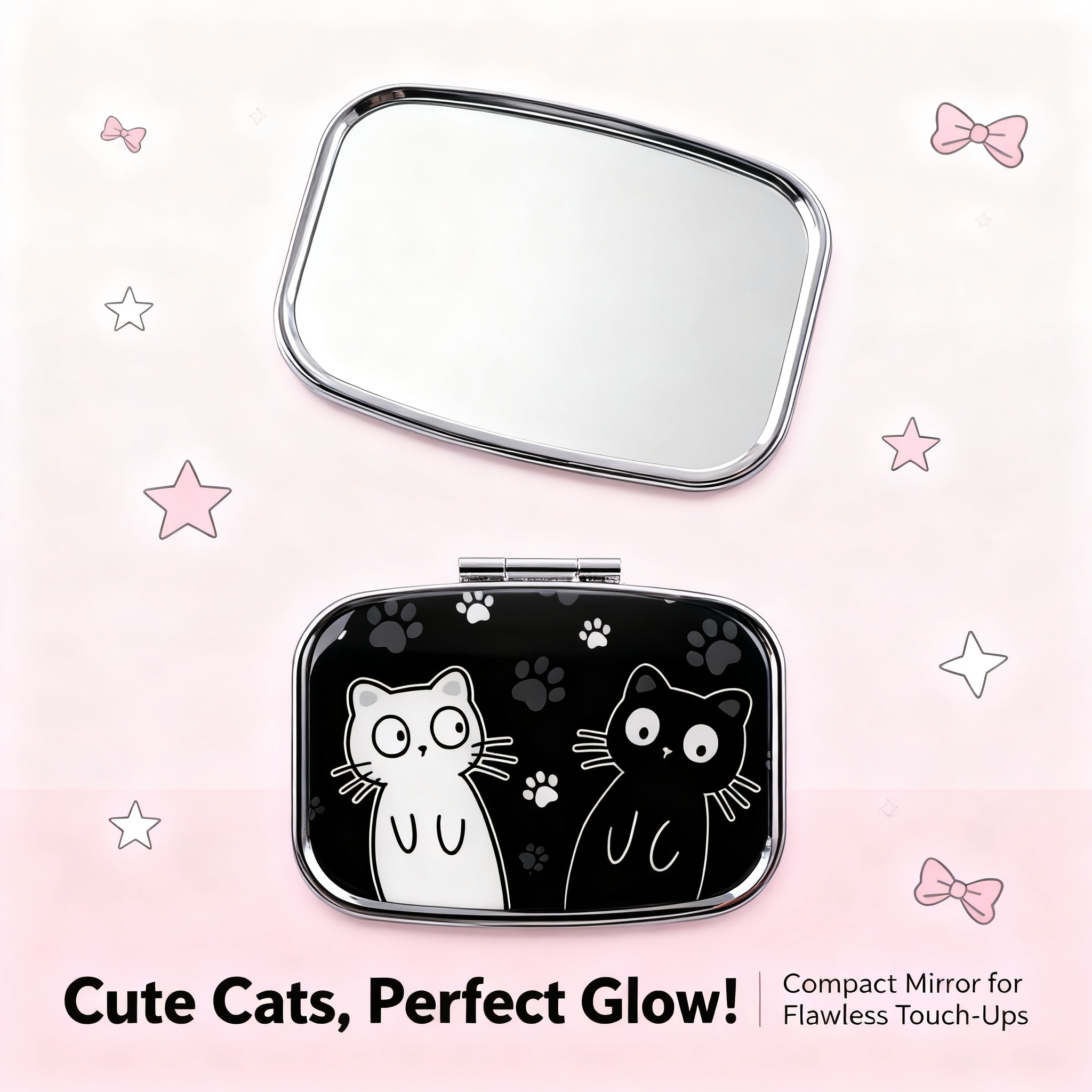 Cartoon Black And White Cat Tr - Travel Accessories Case recension och pris