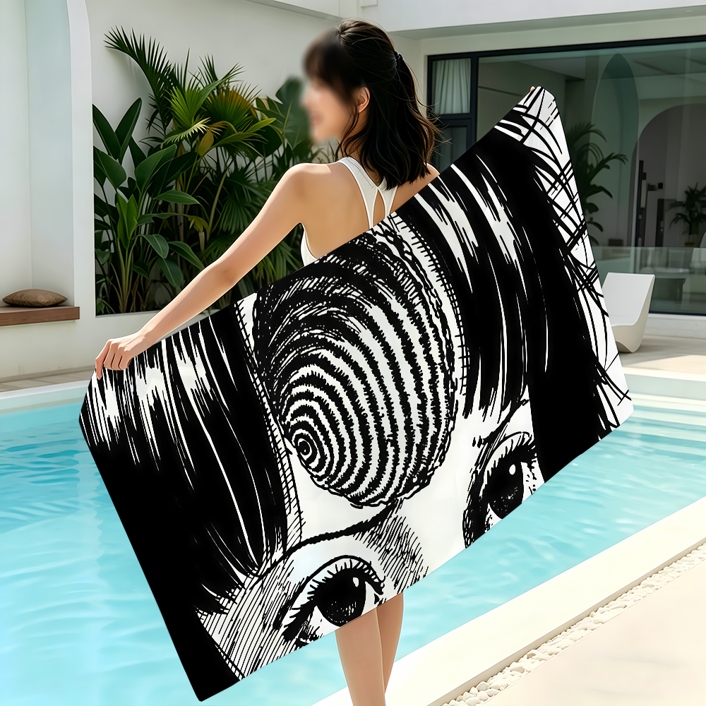 Art Junji Ito Towel Beach Towe - Travel Yoga Accessories recension och pris