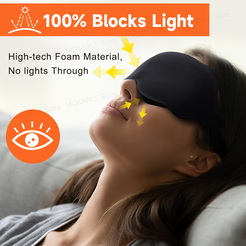 3D Sleeping Mask Block Out Lig - Eye Mask Sleep Travel recension och pris