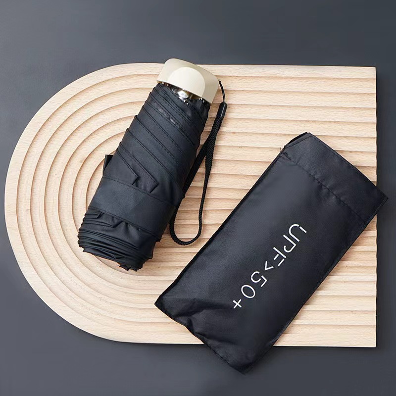 Small Folding Umbrella Sun Wom - Travel Umbrella Compact recension och pris