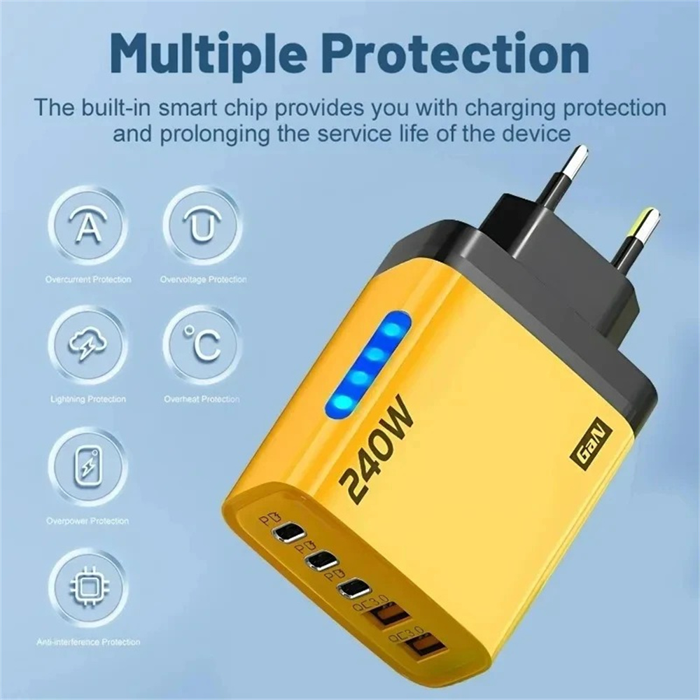 240W 3Type-C+2PD Quick Charge  - Xiaomi Travel Accessories recension och pris