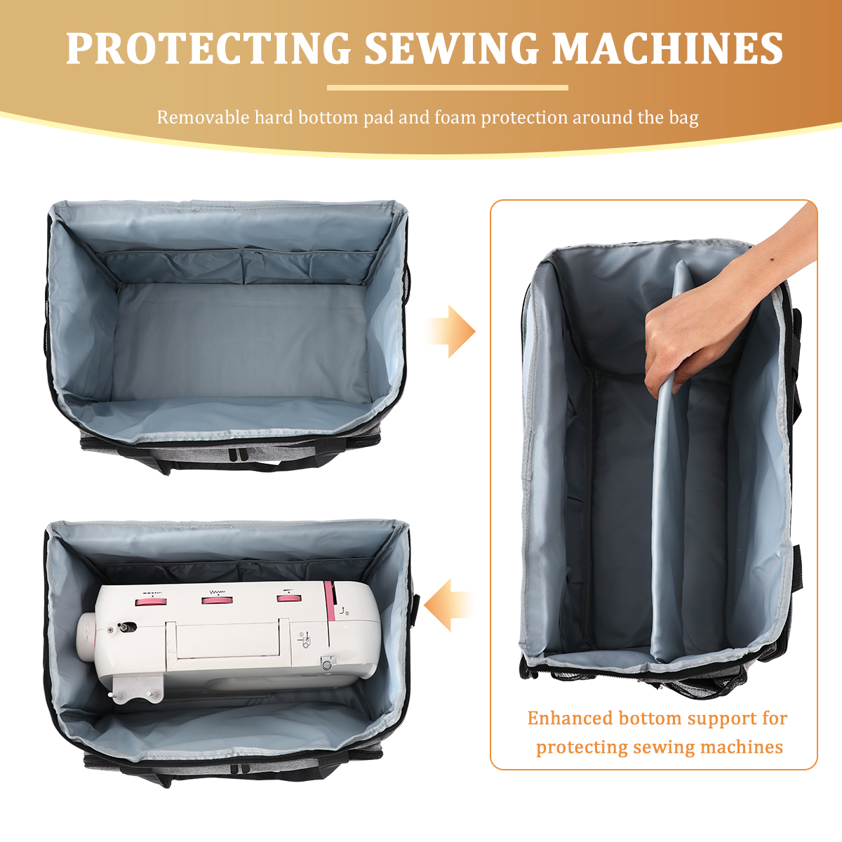 KOKNIT Sewing Machine Carrying - Travel Accessories Case recension och pris